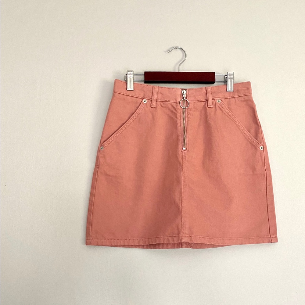 Topshop denim skirt